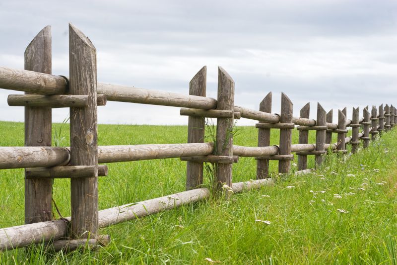 Rustic Fence Installation
